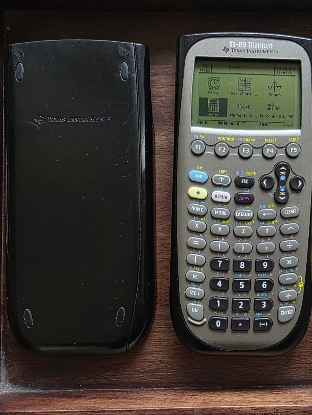Texas Instruments TI-89 Titanium Graphing Calculator Cover Guide Bundle